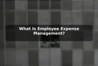 What Is Employee Expense Management? What Is Employee Expense Management?